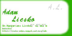 adam licsko business card